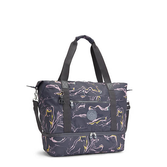 Kipling Art M Weekender Printed Toteväska Grå | SE 1457VR